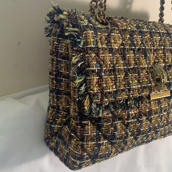 Kurt Geiger Bags Kurt Geiger London Large Kensington X Tweed Shoulder Bag Poshmark